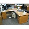 Image 1 : Natural Traditional L-shape Double Pedestal