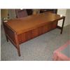 Image 1 : Cherry Leather Inlay Executive Lawyers Desk