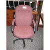 Image 1 : Burgandy Hi Back Executive Tilter Chair