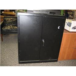 Black 3 Ft Storage Cabinet