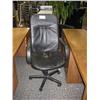 Image 1 : Black Leather Hi Back Executive Tilter Chair
