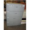 Image 1 : Grey 4 Drawer Lateral File Cabinet