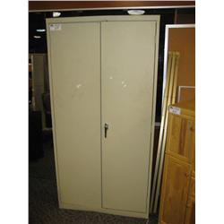 6ft Cream Storage Cabinets