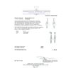 Image 4 : 14kt WG Diamond "V" Dangle Earrings
