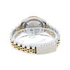 Image 9 : Rolex Ladies Two Tone 18K Quickset Sapphire Champagne Diamond And Emerald Dateju