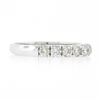 Image 5 : NEW 14k White Gold 1.03 ctw Round Prong Set Diamond Classic Wedding Band Ring