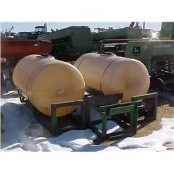 POLY SADDLE TANKS, 300 GAL