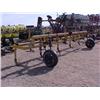 Image 1 : HAMBY 21' DBL TOOL BAR W/9 SHANKS & GAGE WHEELS