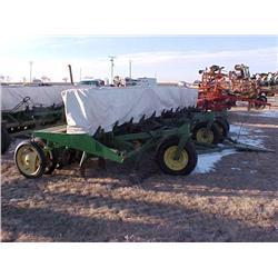 3 JD LZ 812 HOE DRILLS - RUBBER PRESS, CANVAS COVR