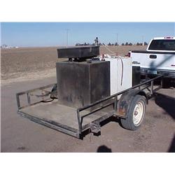 5'x10' Single Axle Trailer with Oil Service