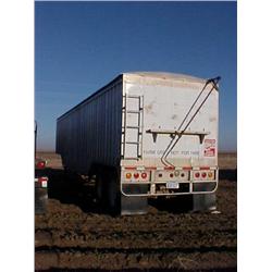 1982 Cornhusker 42' x 8' High Side Grain Trailer