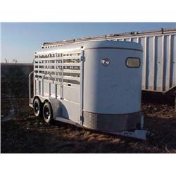 2004 Paris Custom 14' Stock Trailer