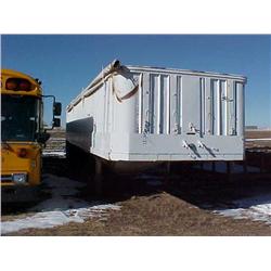 1980 TEMPTE 48' HOPPER BOTTOM GRAIN TRAILER