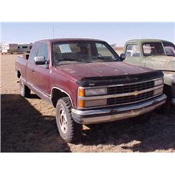 1993 CHEV 1500 SIVERADO X-CAB 4X4