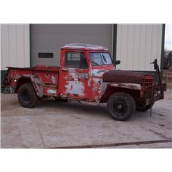 1952 WILLY'S JEEP HALF TON 4X4 PICKUP