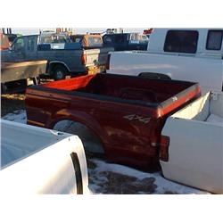 LATE MODEL FORD RED PICKUP SHORT BED