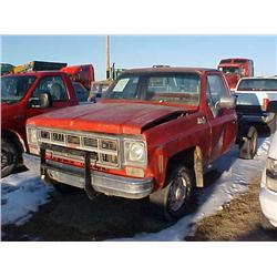 1977 GMC 1500 4X4 CAB & CHASSIS