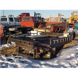 BLACK 10' STEEL DECK FLATBED