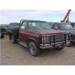 1980 CHEV 2500 4X4 FLATBED