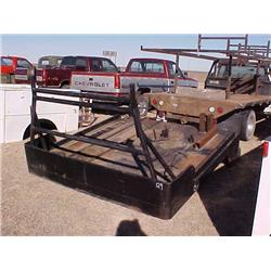 BLACK STEEL WELDING FLATBED FOR DUALLY TRUCK
