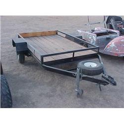 4'X8'  WOOD DECK UTILITY TRAILER