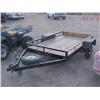 Image 2 : 4'X8'  WOOD DECK UTILITY TRAILER