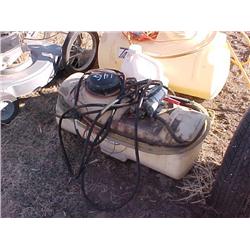 FICKLIN ATV MOUNT SPRAY TANK W/12V PUMP