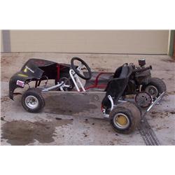 YAMAHA RACING GO CART, COMPLETE W/SPARE PARTS