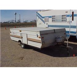 1980'S JAYCO "J" 10' POP-UP CAMPER, SLEEPS 6