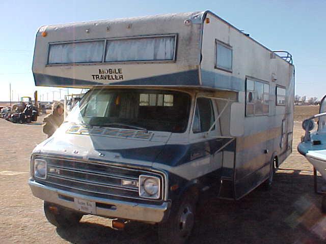 1976 Dodge Rv 1976 DODGE MOBIL TRAVELER CLASS C MOTORHOME V-8