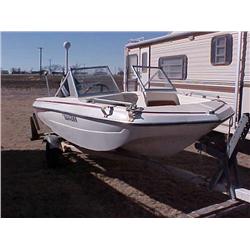 1975 GLASTROM 15' OPEN BOW FISH/SKI BOAT 50HP