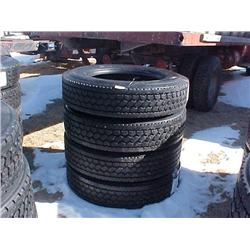 (4) 285/75R24.5 LOW PRO TIRES