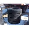 Image 1 : (4) 285/75R24.5 LOW PRO TIRES