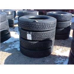 (4) 285/75R24.5 TIRES