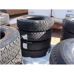 (4) 11R22.5 TIRES