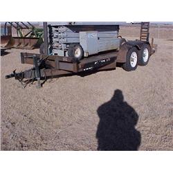 12' STEEL DECK TANDOM AXLE CAR TRAILER 2'S DOVE