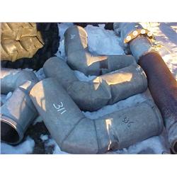 10" ALUMINUM PIPE ELBOWS