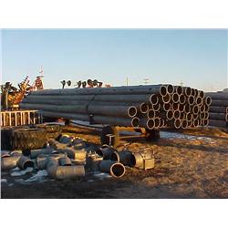 1350 FT 10"X30"X30'  ALUMINUM GRATED PIPE