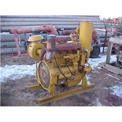 CAT 3304 TURBO DIESEL IRRIGATION MOTOR, 15HRS