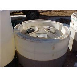 SOLAR WHITE 100 GAL POLY TANK