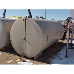 2000 GAL. PALMER DIESEL TANK ON SKIDS