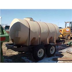 wylie 1000gal spray trailer tandem axle w/gas pump