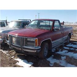 1990 GMC SIERRA SLE 1500 4X4 SHORT WIDE BED
