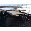 Image 1 : A-1 CUSTOM 7X16' WOOD DECK CAR TRAILER