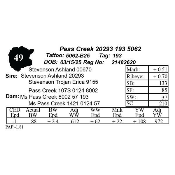 Pass Creek 20293 193 5062