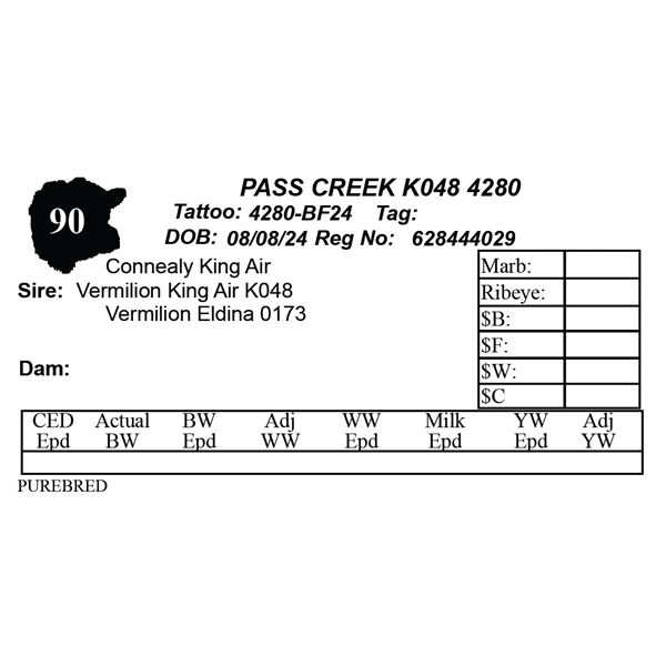 PASS CREEK K048 4280