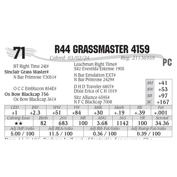 R44 Grassmaster 4159