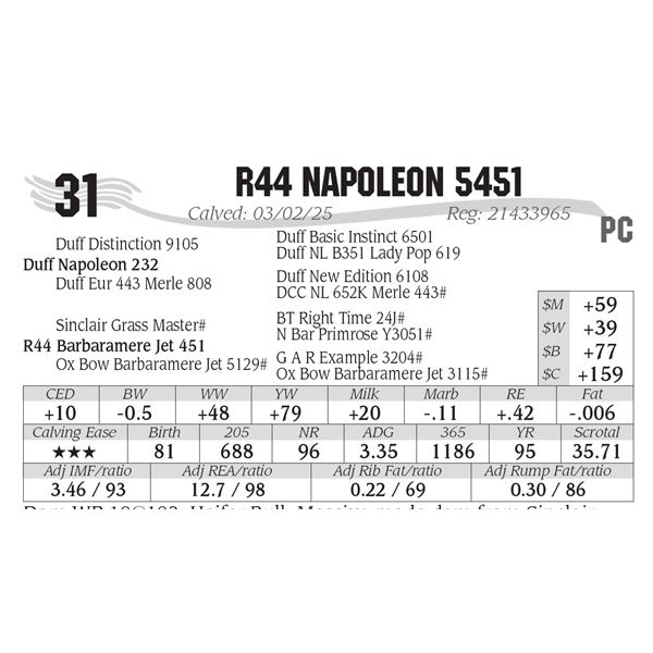 R44 Napoleon 5451