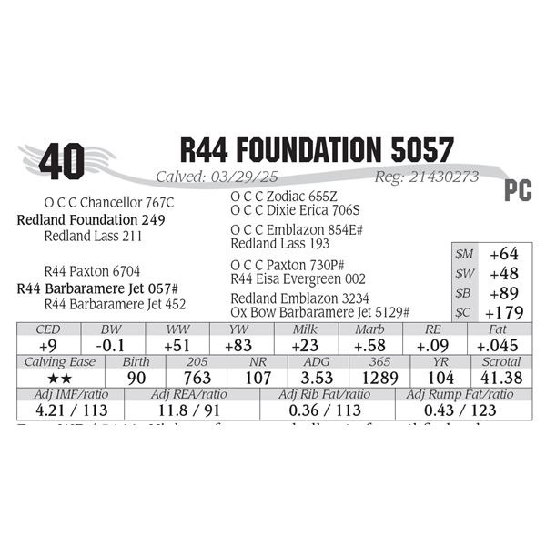 R44 Foundation 5057