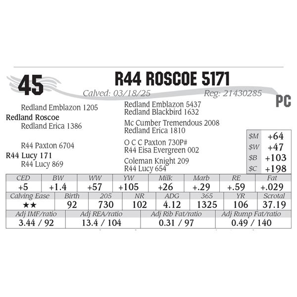R44 Roscoe 5171